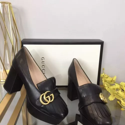 Replica Gucci High-Heeled Shoes For Women #1275741 $100.00 USD for Wholesale