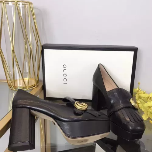 Replica Gucci High-Heeled Shoes For Women #1275741 $100.00 USD for Wholesale