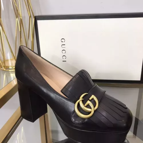 Replica Gucci High-Heeled Shoes For Women #1275741 $100.00 USD for Wholesale