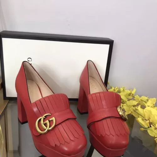 Replica Gucci High-Heeled Shoes For Women #1275742 $100.00 USD for Wholesale