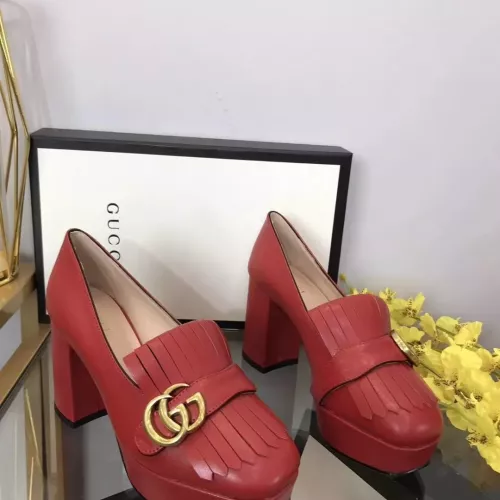 Replica Gucci High-Heeled Shoes For Women #1275742 $100.00 USD for Wholesale