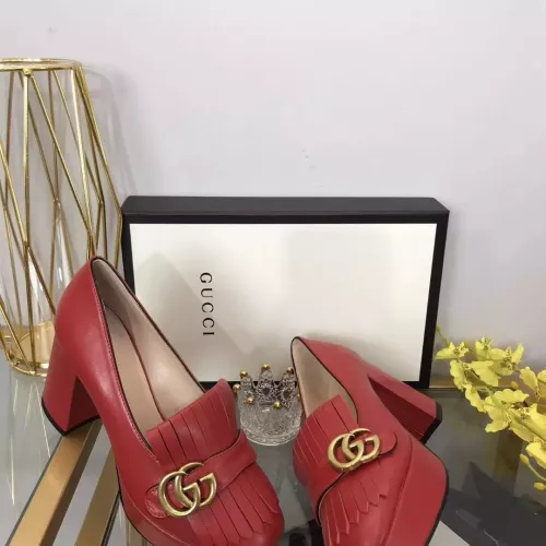 Replica Gucci High-Heeled Shoes For Women #1275742 $100.00 USD for Wholesale