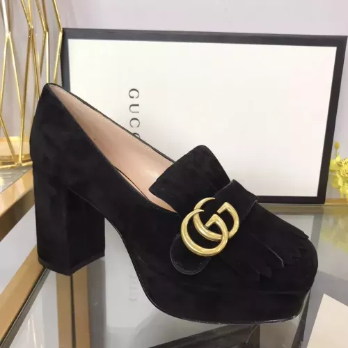 Replica Gucci High-Heeled Shoes For Women #1275743 $100.00 USD for Wholesale