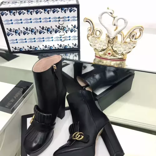 Replica Gucci Boots For Women #1275744 $125.00 USD for Wholesale