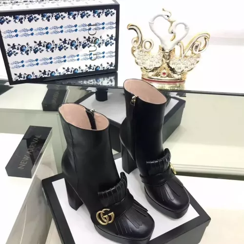 Replica Gucci Boots For Women #1275744 $125.00 USD for Wholesale