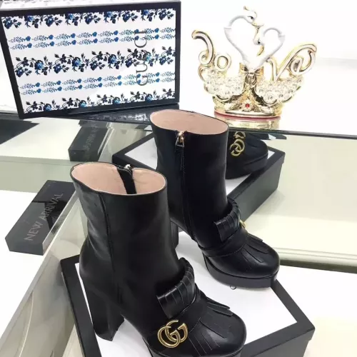 Replica Gucci Boots For Women #1275744 $125.00 USD for Wholesale