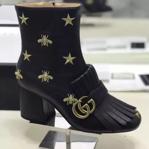 Replica Gucci Boots For Women #1275746 $125.00 USD for Wholesale