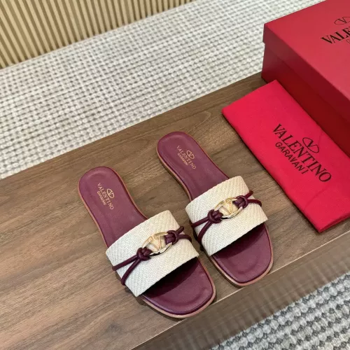 Valentino Slippers For Women #1275752 $82.00 USD, Wholesale Replica Valentino Slippers