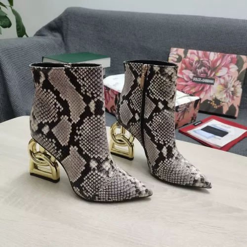 Dolce &amp; Gabbana D&amp;G Boots For Women #1275768 $165.00 USD, Wholesale Replica Dolce &amp; Gabbana D&amp;G Boots