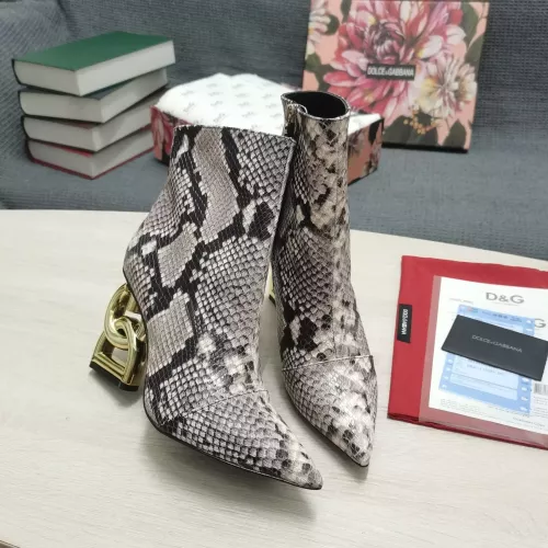 Replica Dolce & Gabbana D&G Boots For Women #1275768 $165.00 USD for Wholesale