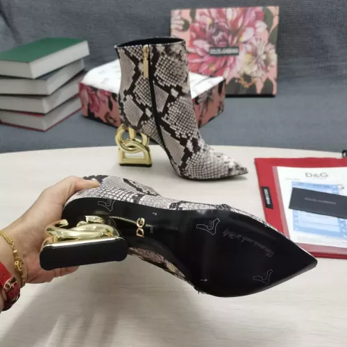 Replica Dolce & Gabbana D&G Boots For Women #1275768 $165.00 USD for Wholesale