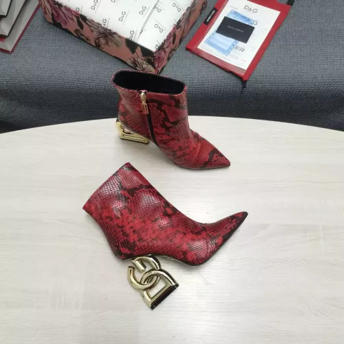 Replica Dolce & Gabbana D&G Boots For Women #1275769 $165.00 USD for Wholesale