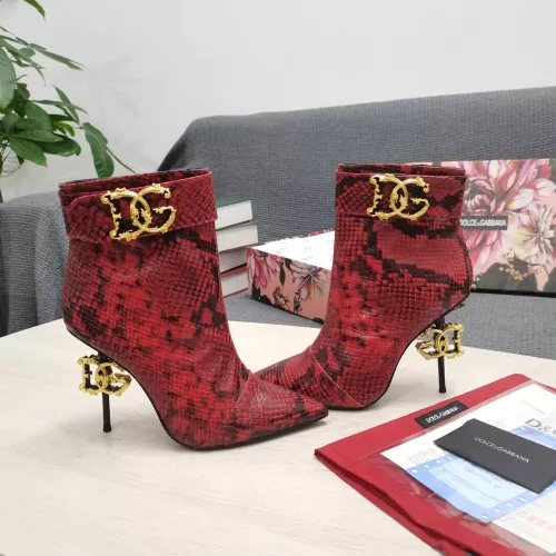 Replica Dolce & Gabbana D&G Boots For Women #1275778 $172.00 USD for Wholesale