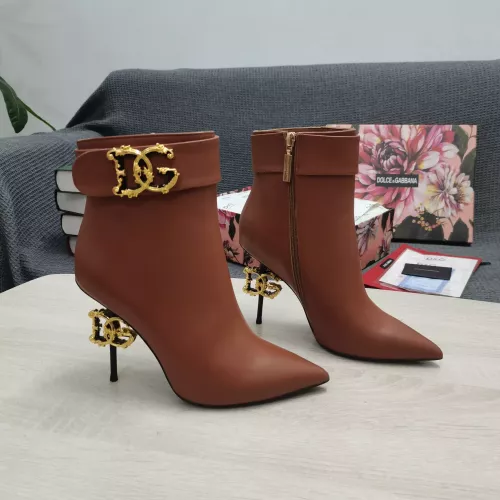 Dolce &amp; Gabbana D&amp;G Boots For Women #1275779 $172.00 USD, Wholesale Replica Dolce &amp; Gabbana D&amp;G Boots