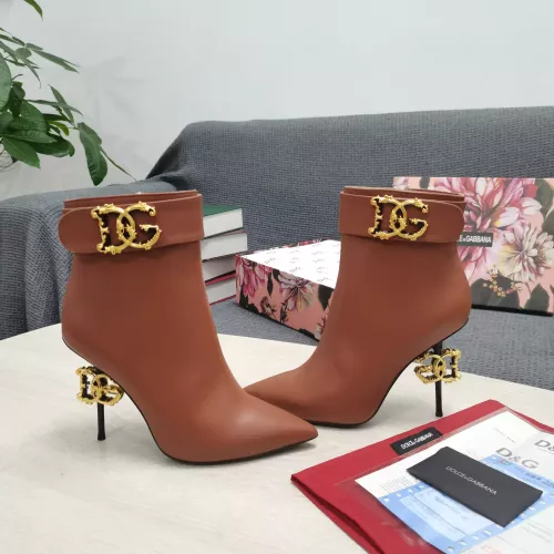 Replica Dolce & Gabbana D&G Boots For Women #1275779 $172.00 USD for Wholesale