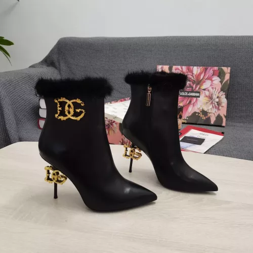 Dolce &amp; Gabbana D&amp;G Boots For Women #1275788 $175.00 USD, Wholesale Replica Dolce &amp; Gabbana D&amp;G Boots