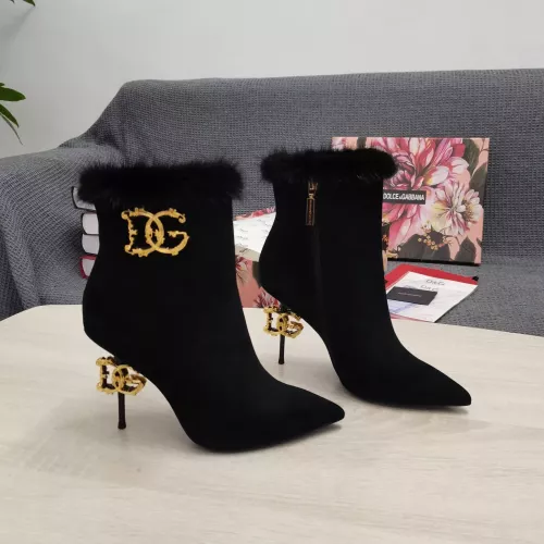 Dolce &amp; Gabbana D&amp;G Boots For Women #1275793 $175.00 USD, Wholesale Replica Dolce &amp; Gabbana D&amp;G Boots