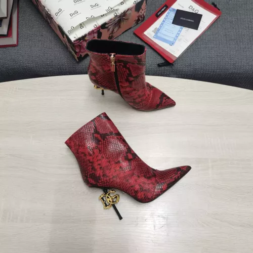 Replica Dolce & Gabbana D&G Boots For Women #1275817 $165.00 USD for Wholesale