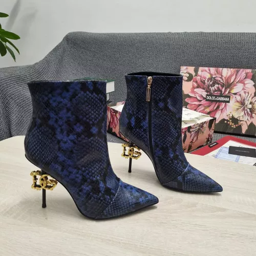 Dolce &amp; Gabbana D&amp;G Boots For Women #1275818 $165.00 USD, Wholesale Replica Dolce &amp; Gabbana D&amp;G Boots