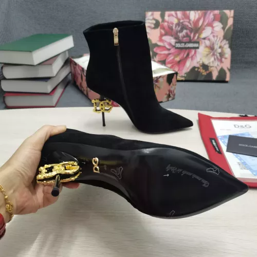 Replica Dolce & Gabbana D&G Boots For Women #1275819 $165.00 USD for Wholesale