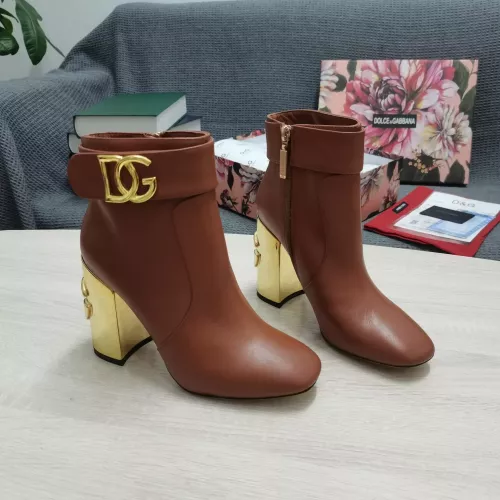 Dolce &amp; Gabbana D&amp;G Boots For Women #1275822 $165.00 USD, Wholesale Replica Dolce &amp; Gabbana D&amp;G Boots