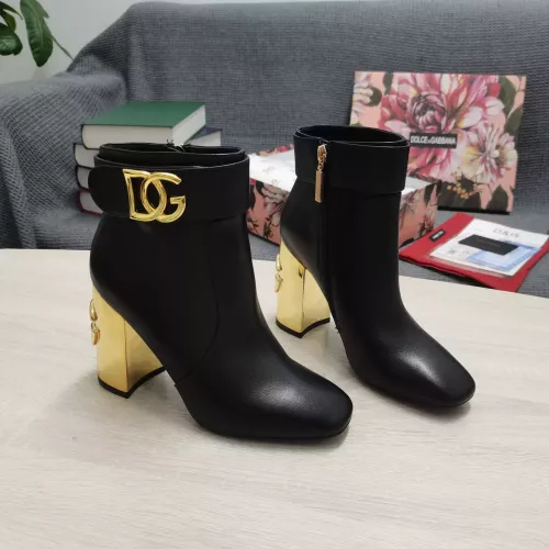 Dolce &amp; Gabbana D&amp;G Boots For Women #1275823 $165.00 USD, Wholesale Replica Dolce &amp; Gabbana D&amp;G Boots