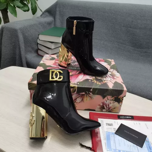 Replica Dolce & Gabbana D&G Boots For Women #1275826 $165.00 USD for Wholesale