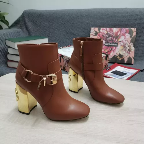 Dolce &amp; Gabbana D&amp;G Boots For Women #1275827 $165.00 USD, Wholesale Replica Dolce &amp; Gabbana D&amp;G Boots