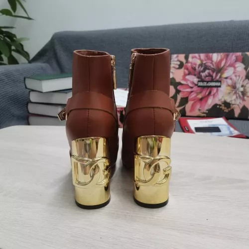 Replica Dolce & Gabbana D&G Boots For Women #1275827 $165.00 USD for Wholesale