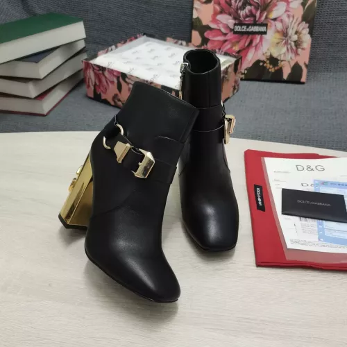 Replica Dolce & Gabbana D&G Boots For Women #1275829 $165.00 USD for Wholesale