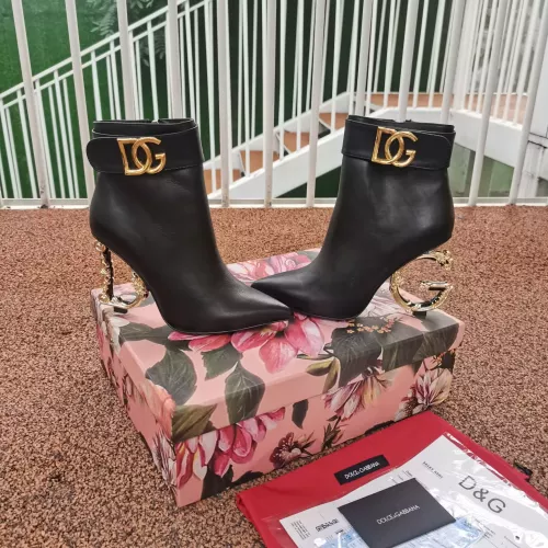 Replica Dolce & Gabbana D&G Boots For Women #1275839 $172.00 USD for Wholesale