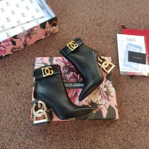 Replica Dolce & Gabbana D&G Boots For Women #1275845 $172.00 USD for Wholesale