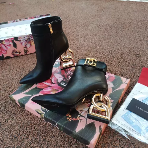 Replica Dolce & Gabbana D&G Boots For Women #1275845 $172.00 USD for Wholesale