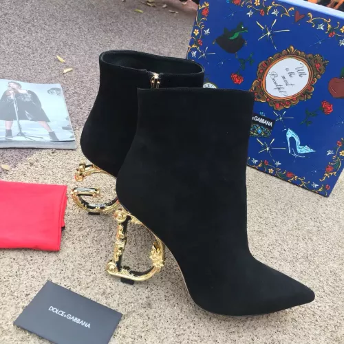 Replica Dolce & Gabbana D&G Boots For Women #1275850 $160.00 USD for Wholesale