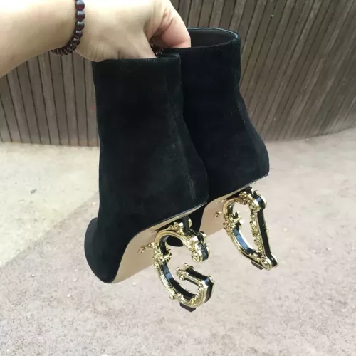 Replica Dolce & Gabbana D&G Boots For Women #1275850 $160.00 USD for Wholesale