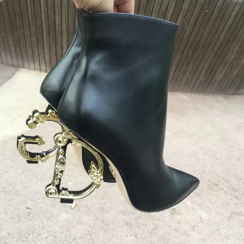 Replica Dolce & Gabbana D&G Boots For Women #1275852 $160.00 USD for Wholesale