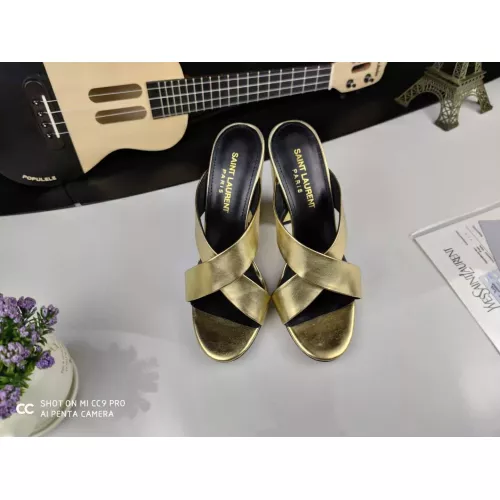 Replica Yves Saint Laurent YSL Slippers For Women #1275940 $88.00 USD for Wholesale