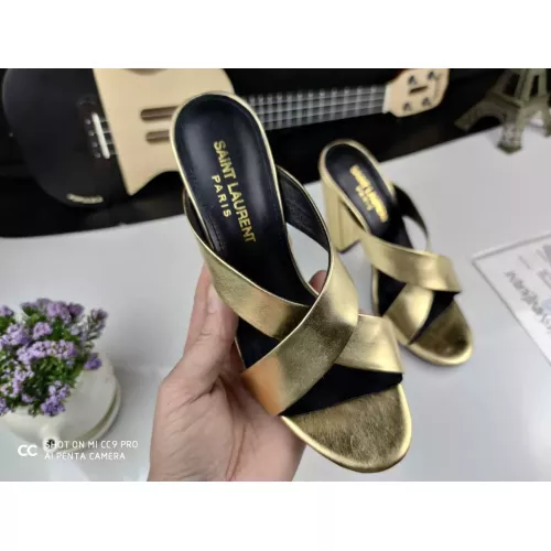 Replica Yves Saint Laurent YSL Slippers For Women #1275940 $88.00 USD for Wholesale