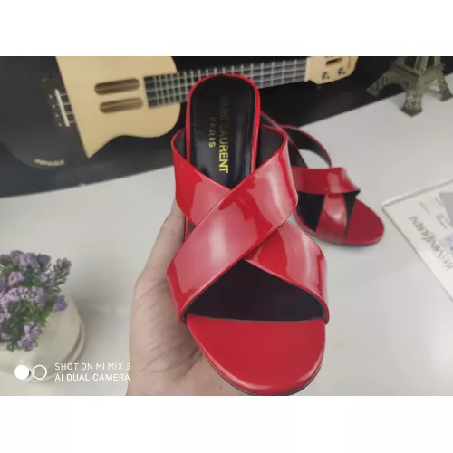 Replica Yves Saint Laurent YSL Slippers For Women #1275941 $88.00 USD for Wholesale