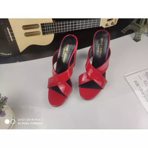 Replica Yves Saint Laurent YSL Slippers For Women #1275941 $88.00 USD for Wholesale