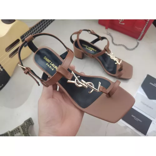 Replica Yves Saint Laurent YSL Sandal For Women #1275942 $92.00 USD for Wholesale