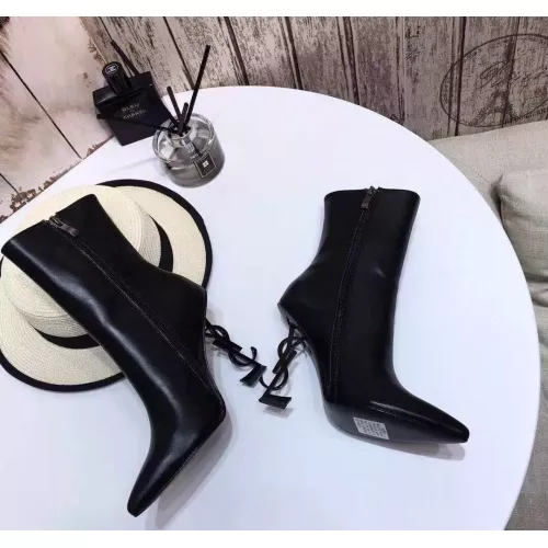 Replica Yves Saint Laurent YSL Boots For Women #1275948 $125.00 USD for Wholesale