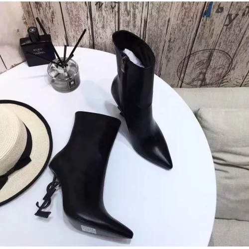 Replica Yves Saint Laurent YSL Boots For Women #1275948 $125.00 USD for Wholesale