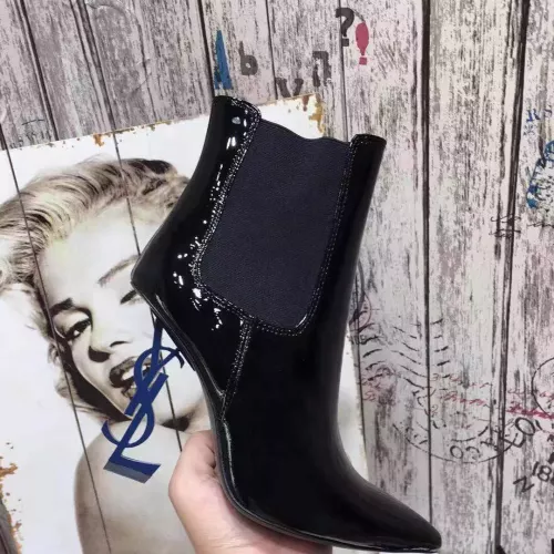 Replica Yves Saint Laurent YSL Boots For Women #1275952 $125.00 USD for Wholesale