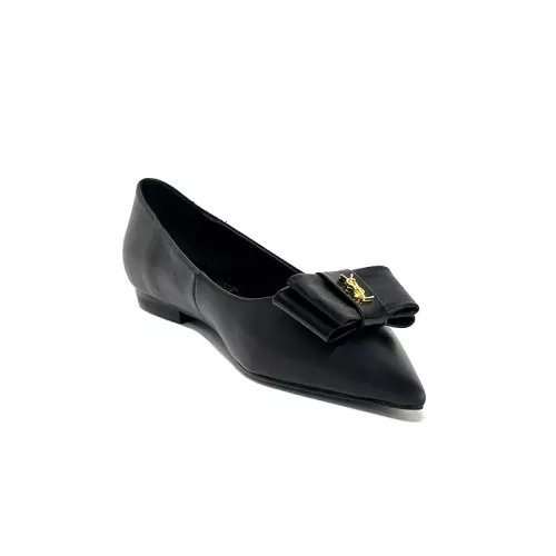 Replica Yves Saint Laurent YSL Flat Shoes For Women #1275997 $98.00 USD for Wholesale