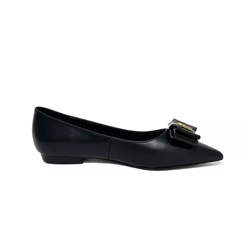 Replica Yves Saint Laurent YSL Flat Shoes For Women #1275997 $98.00 USD for Wholesale