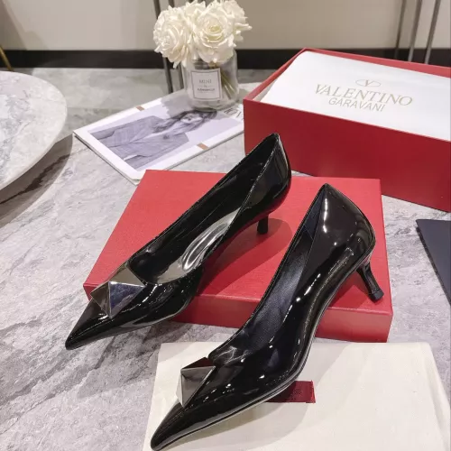 Valentino High-Heeled Shoes For Women #1276027 $98.00 USD, Wholesale Replica Valentino High-Heeled Shoes