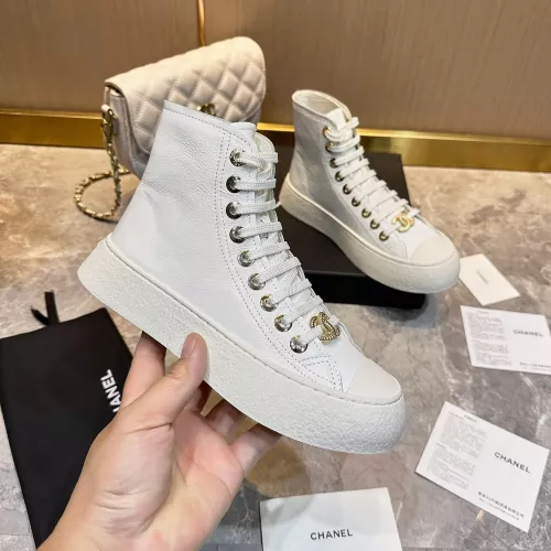 Replica Chanel High Tops Shoes For Women #1276161 $98.00 USD for Wholesale