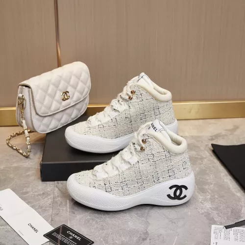 Chanel High Tops Shoes For Women #1276163 $118.00 USD, Wholesale Replica Chanel High Tops Shoes