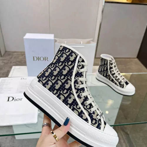 Replica Christian Dior High Top Shoes For Women #1276244 $96.00 USD for Wholesale